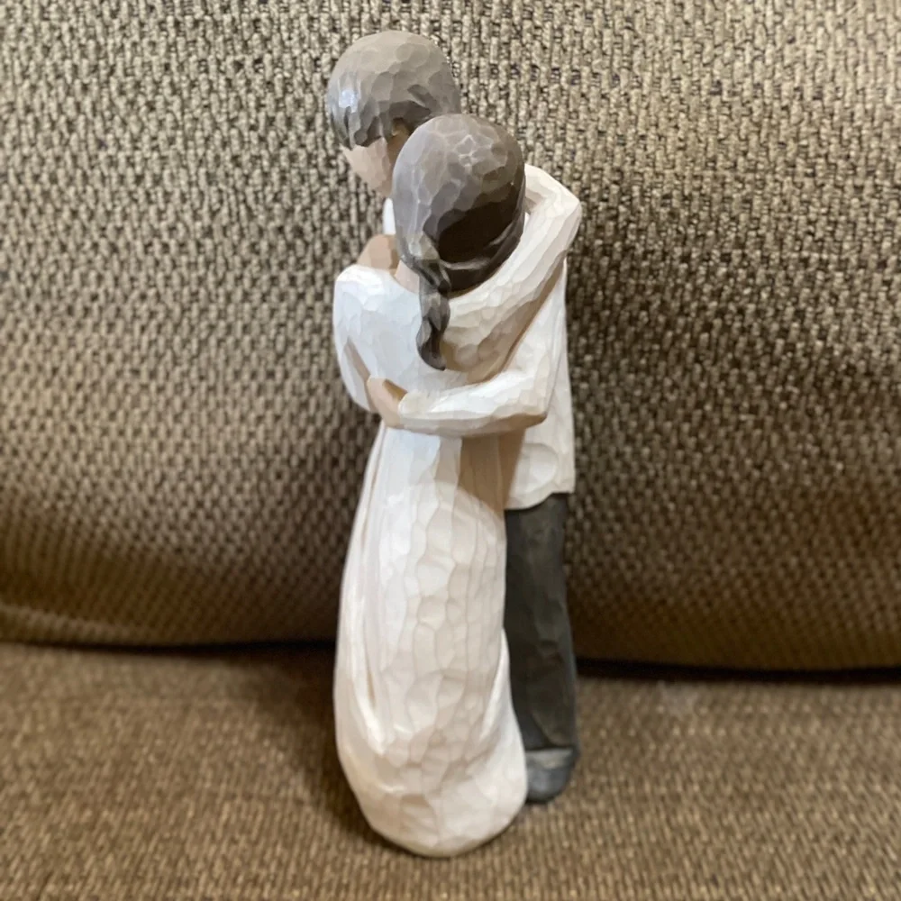 2003 “Promise” Romantic Embrace Sculpture by Willow Tree Marked Lordi 9” Tall - Picture 2 of 14